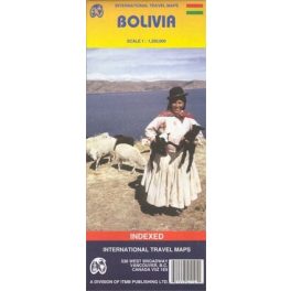 Bolívia térkép - ITM
