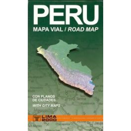 Peru mini autótérkép - Editorial Lima 2000