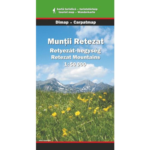 Retezat Mountains, hiking map - Dimap