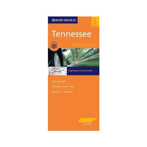 Tennessee (EasyFinder) térkép - Rand McNally