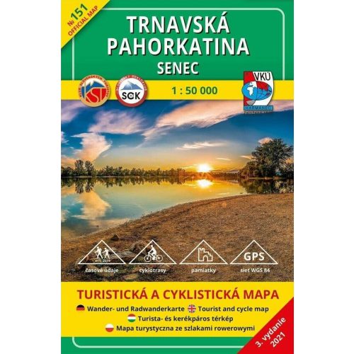Trnava Hills & Senec, hiking map (151) - VKÚ