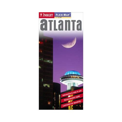 Atlanta laminált térkép - Insight