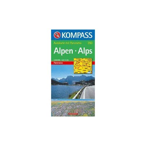 Ausztria panorámatérkép - Kompass AK 340 