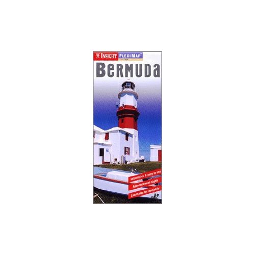 Bermuda laminált térkép - Insight