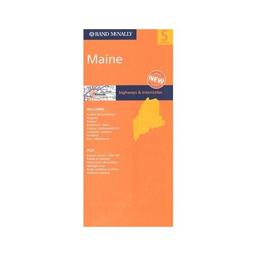 Maine térkép - Rand McNally