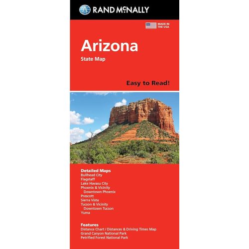 Arizona, travel map - Rand McNally