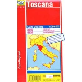 Toscana autótérkép - LAC