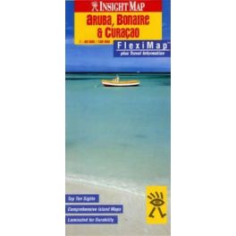 Aruba, Bonaire & Curaçao laminált térkép - Insight