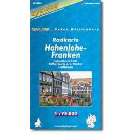 Hohenlohe-Franken kerékpártérkép - (RK-BW 2)