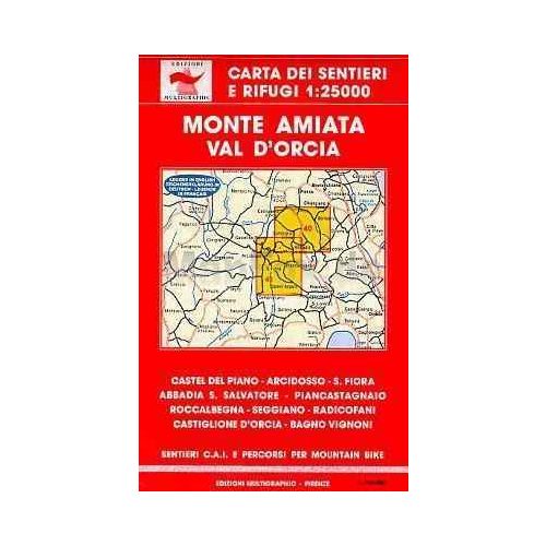 Monte Amiata - Val d'Orcia térkép (No 40/41) - Multigraphic 