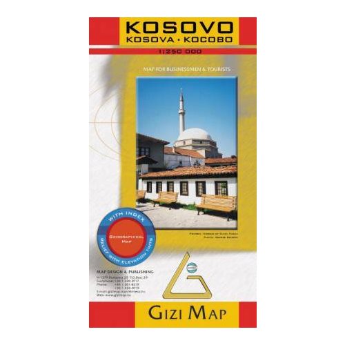Kosovo, travel map - Gizimap