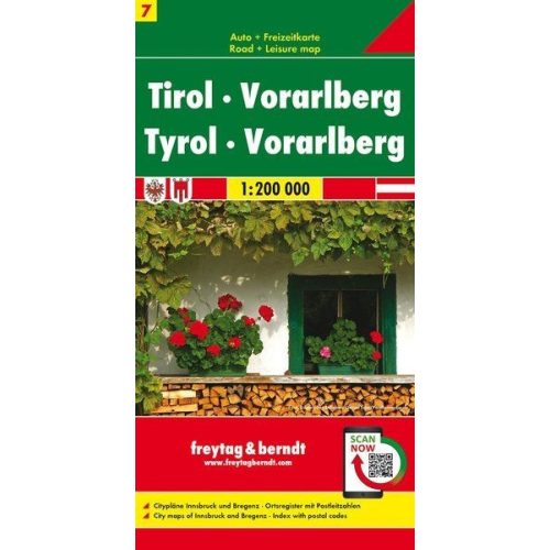 Tyrol & Vorarlberg, travel map - Freytag-Berndt