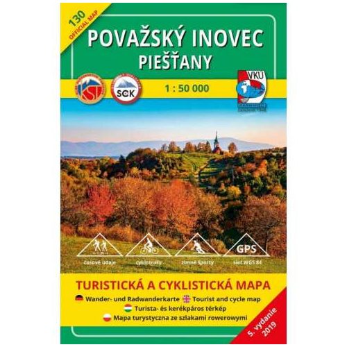 Považský Inovec & Piešťany, hiking map (130) - VKÚ