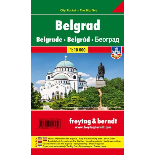 Belgrade, pocket map - Freytag-Berndt