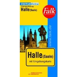 Halle (Saale), city plan - Falk Extra
