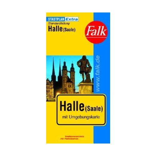 Halle (Saale), city plan - Falk Extra