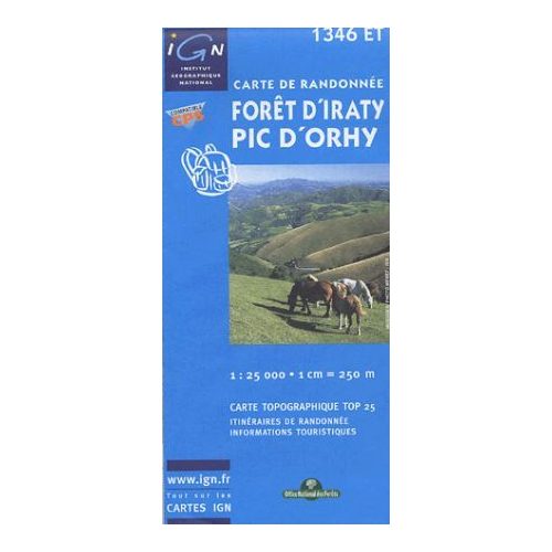 Forêt d'Iraty / Pic d'Orhy - IGN 1346ET