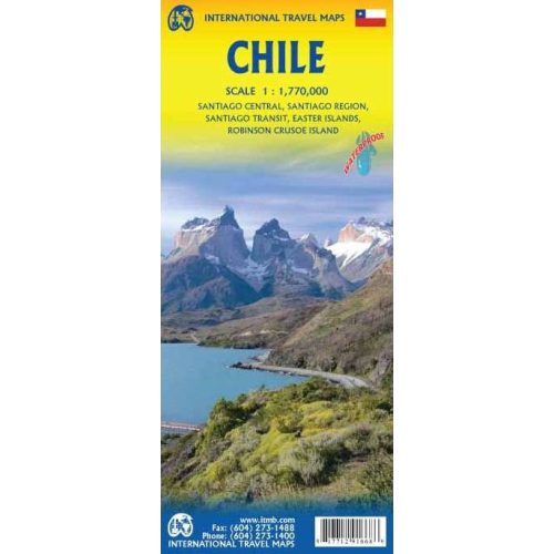 Chile térkép - ITM