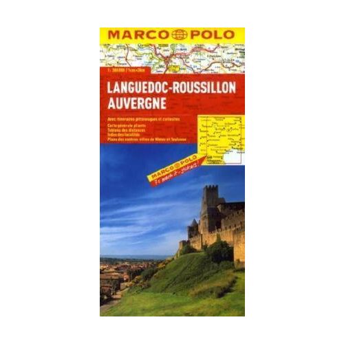 Languedoc-Roussillon, Auvergne térkép - Marco Polo