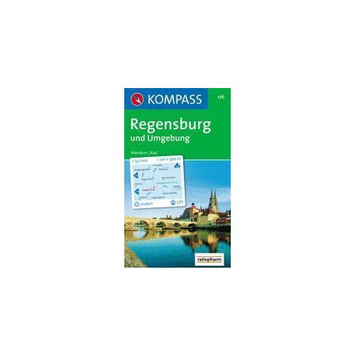 Regensburg és környéke turistatérkép (WK 176) - Kompass