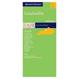 Louisville, KY térkép - Rand McNally