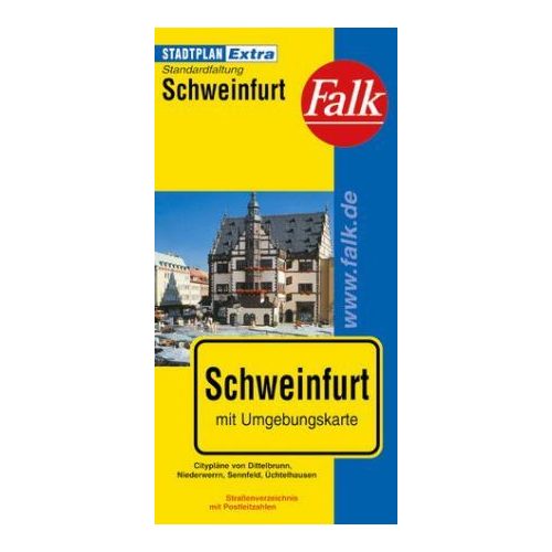 Schweinfurt Extra várostérkép - Falk