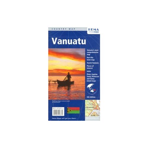 Vanuatu térkép - Hema