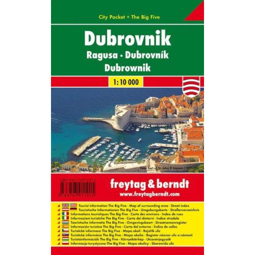 Dubrovnik, pocket map - Freytag-Berndt