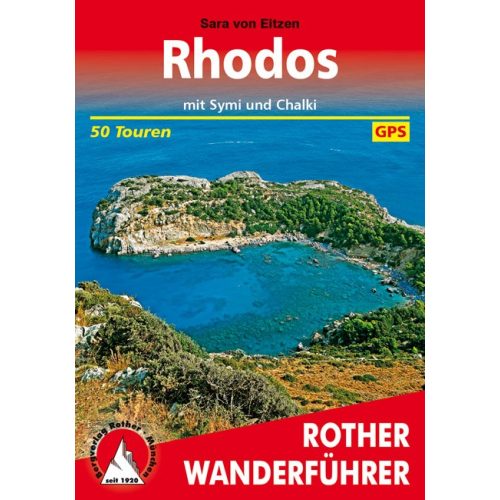 Rhodes, hiking guide in German - Rother