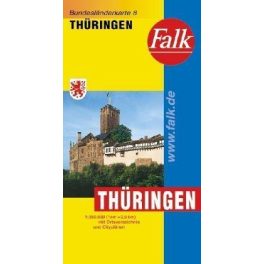 Türingia autótérkép - Falk 