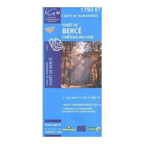 Forêt de Bercé / Château-du-Loir - IGN 1720ET