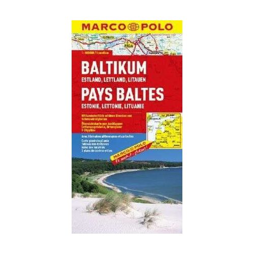 Baltikum térkép - Marco Polo