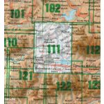 Kócs-hegység, Liptószentmáriai-tó turistatérkép (111) - VKÚ