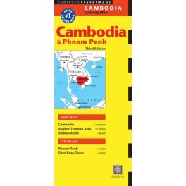 Cambodia & Phnom Penh térkép - Periplus Editions
