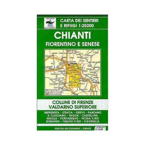 Monti del Chianti térkép (No 42-43) - Multigraphic 