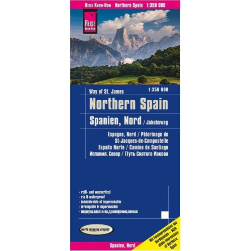Spain (North) & St James' Way, travel map - Reise Know-How
