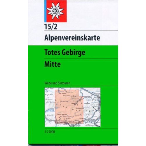 Totes Gebirge (Centre), hiking map (15/2) - Alpenvereinskarte