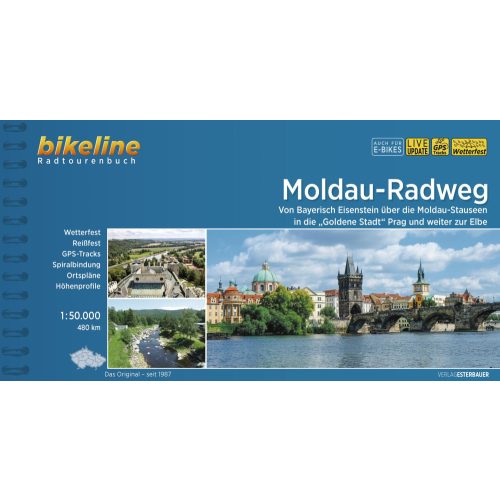 Vltava cycling route, cycling guide in German - Esterbauer