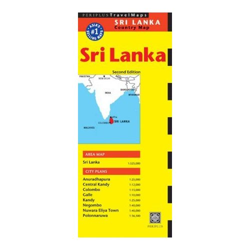 Sri Lanka, travel map - Periplus