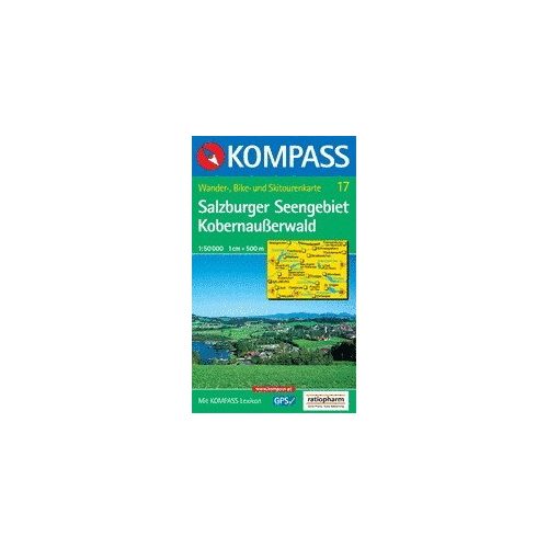 Salzburgi-tóvidék turistatérkép (WK 17) - Kompass