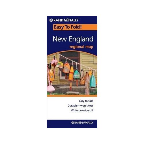New England (EasyToFold) térkép - Rand McNally
