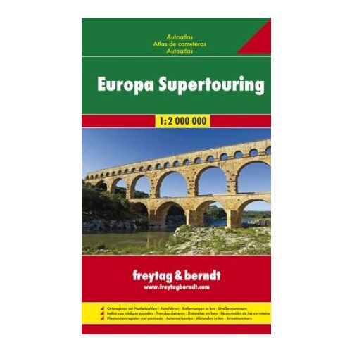 Europa Supertouring, road atlas - Freytag-Berndt