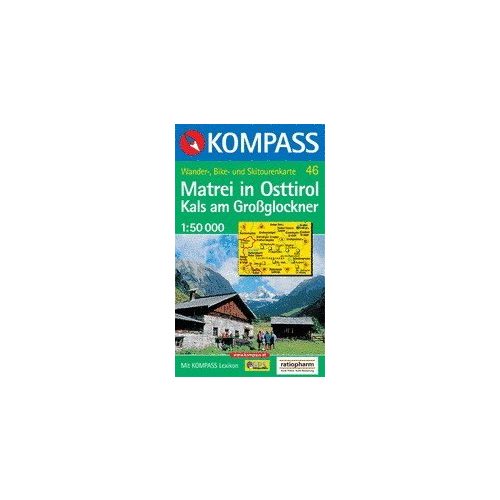Matrei in Osttirol & Kals am Großglockner, hiking map (WK 46) - Kompass