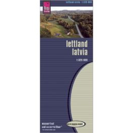 Lettország térkép - Reise Know-How