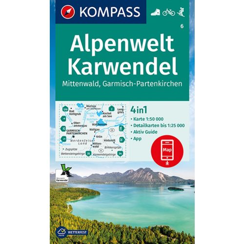 Karwendel, hiking map (WK 6) - Kompass