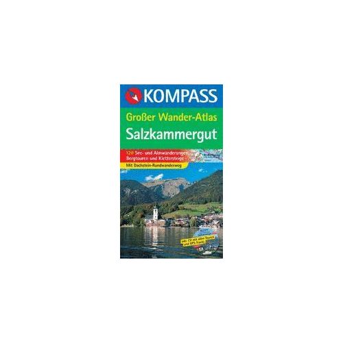 Salzkammergut Großer Wander-Atlas - Kompass K 597 