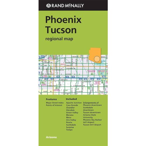 Phoenix & Tuscon, AZ térkép - Rand McNally