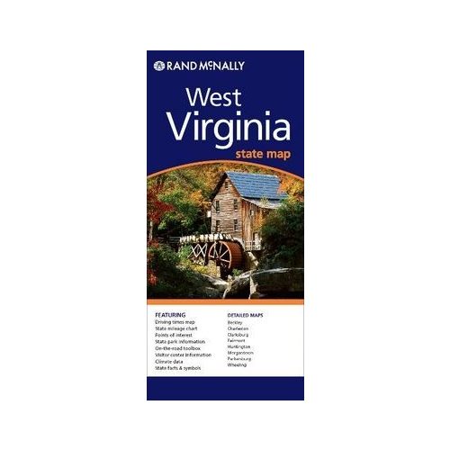 West Virginia térkép - Rand McNally