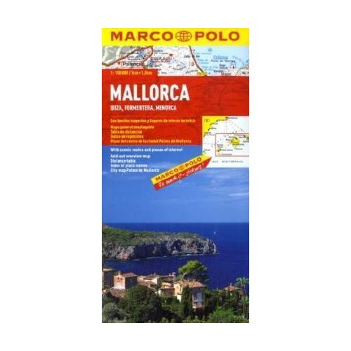 Mallorca, Ibiza, Formentera, Menorca térkép - Marco Polo