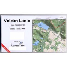 Volcán Lanín térkép (10) - Aoneker